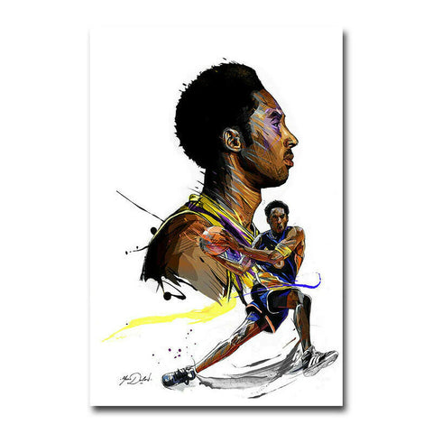Modern Kobe Bryant "Black Mamba" Poster